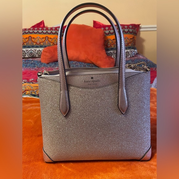 kate spade Bags Kate Spade Rose Gold Glitter Purse Poshmark
